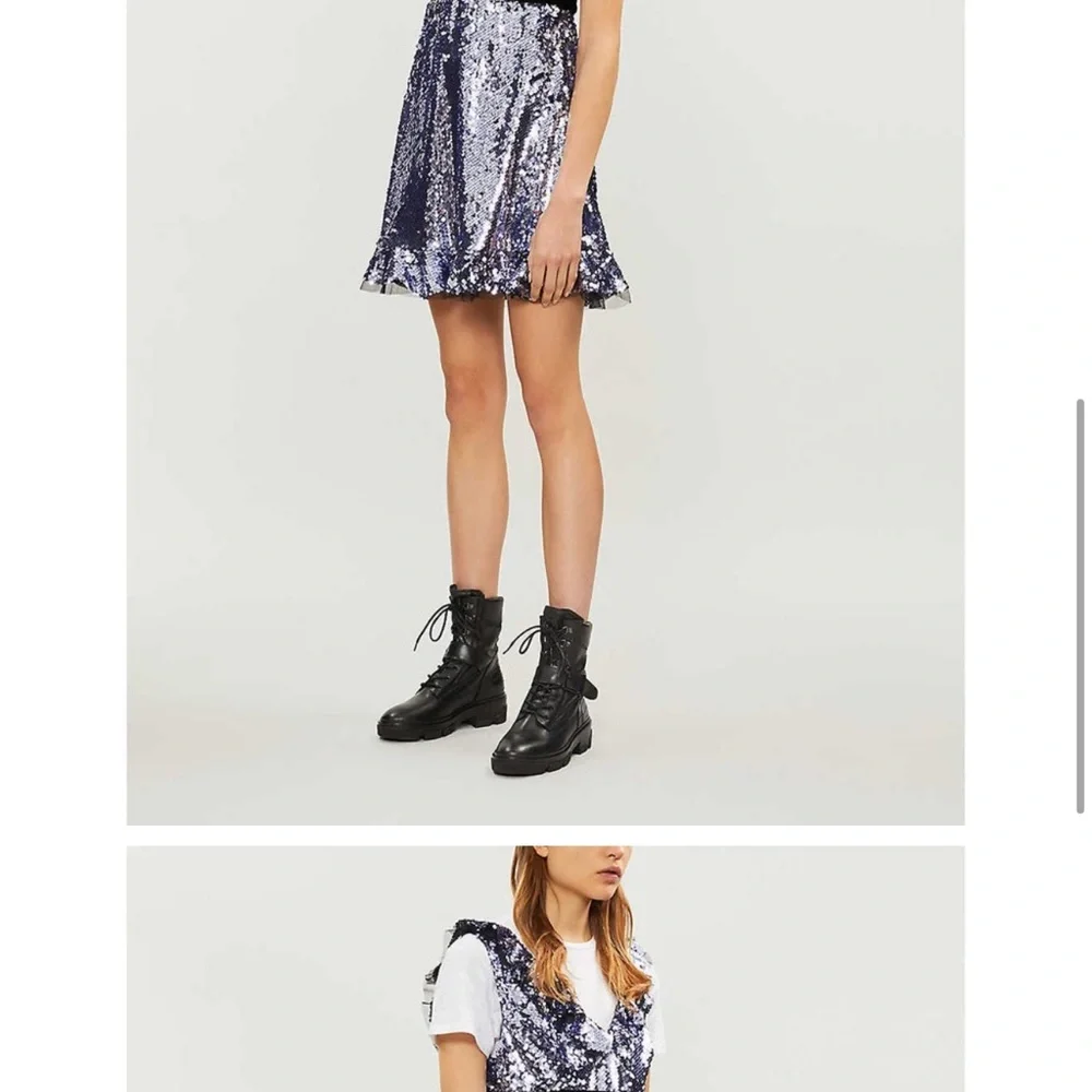 NWT Free people sequin dress in lilac - Picture 6 of 8